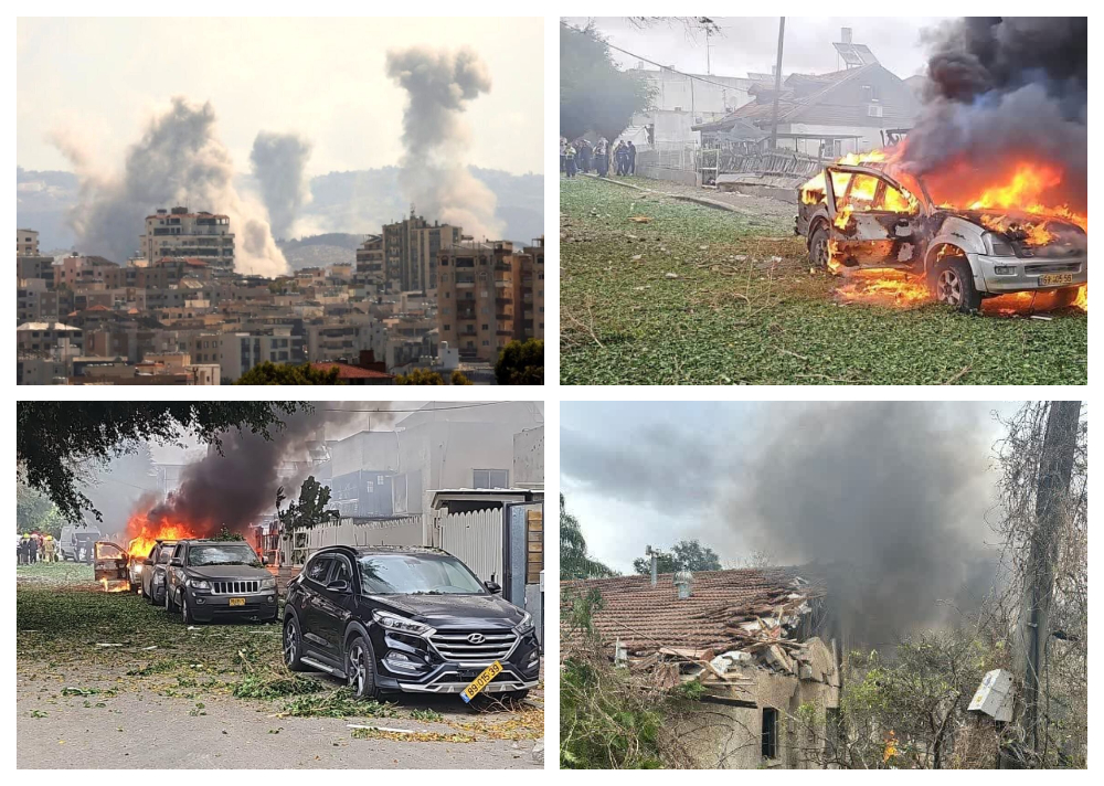 Hizbullah faşist İsrail rejiminin şəhərlərini raketlə vurdu, 10-la terrorçu yaralanıb / Video 