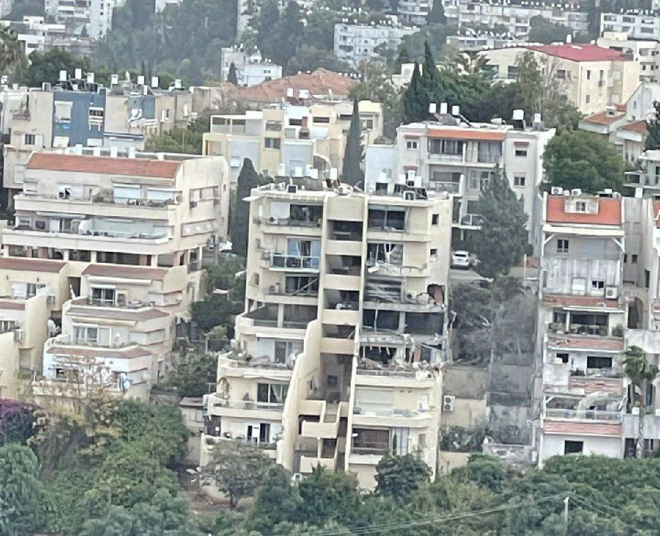 Video: Moment a Hezbollah missile directly hit an apartment occupied city of Tel Aviv 