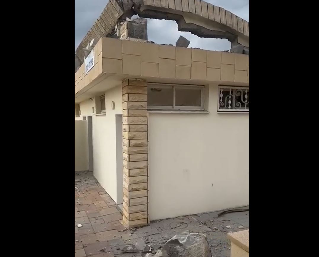Videos: Moment Hezbollah rocket fell in Nahariya