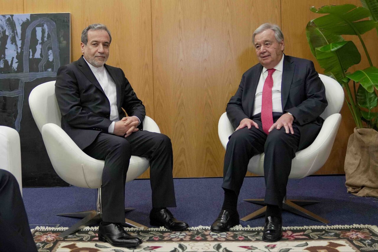 Iranian FM, Guterres discuss developments in Gaza, Lebanon