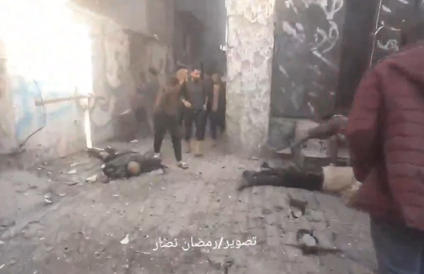 Sensitive Video: 11 Palestinians martyred in an Israeli attack on their home in Al-Nuseirat, Gaza 