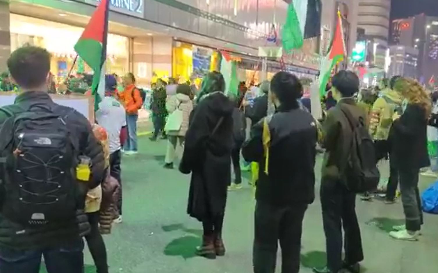  Videos: Japanese protestors took to streets in Shinjuku, Tokyo to support Gaza and condemn Israeli occupation