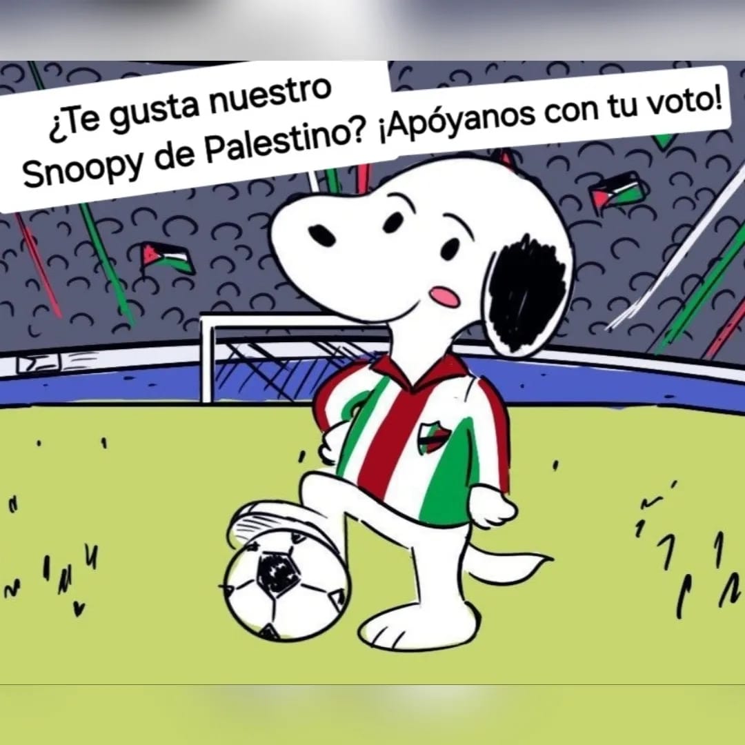 ¿ Te gustaría que nuestro Snoopy de Palestino, fuera una lámina del nuevo álbum de Panini de Snoopy?