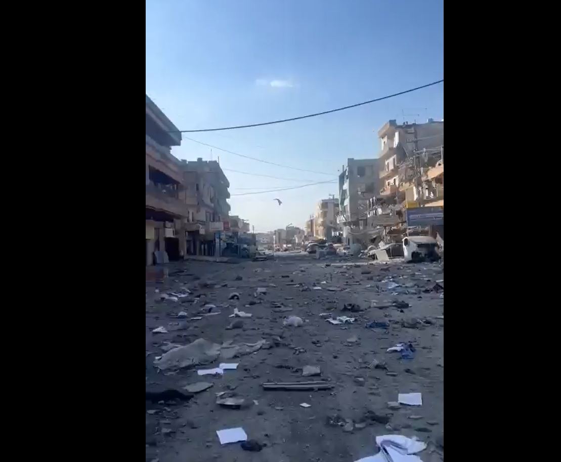 Video: Effects of occupation raids targeted Zebdine-Nabatieh road in southern Lebanon