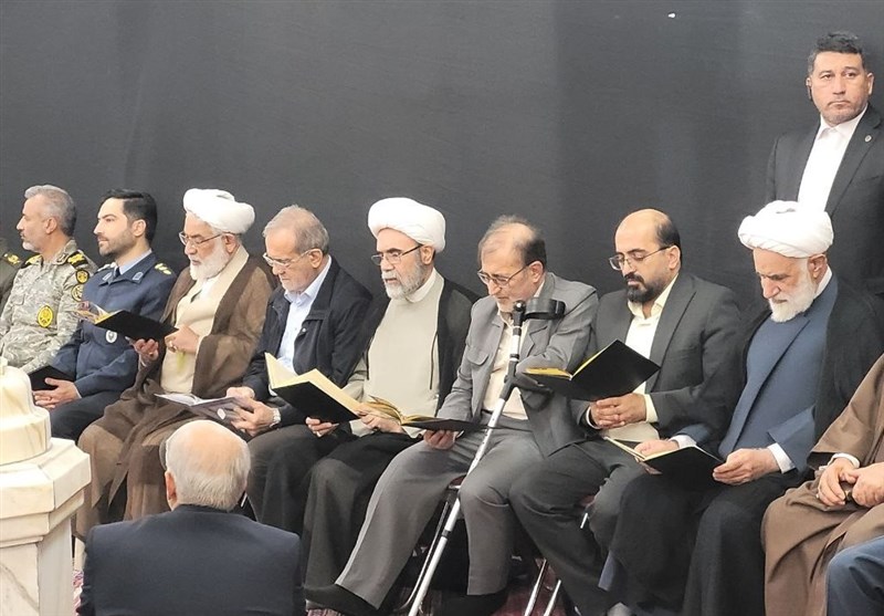 الرئيس الإيراني يشارك في أربعينية الشهيد السيد حسن نصرالله