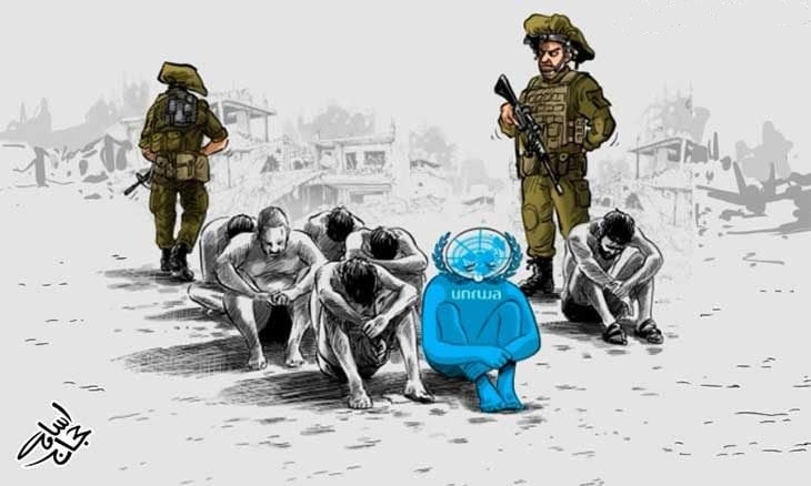 Ушаг гатили Исраил режими UNRWA илә әмәкдашлығы рәсмән ләғв етди / Карикатура