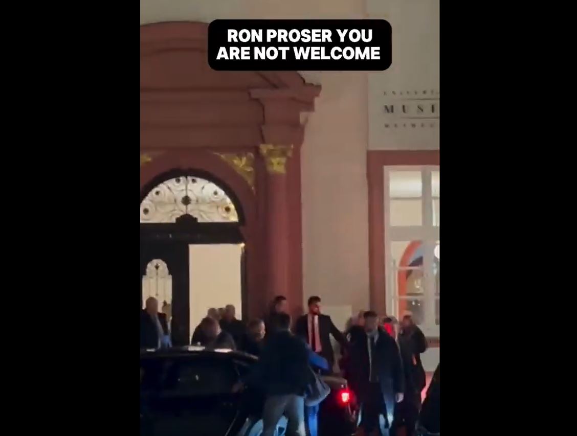 Video: Pro-Palestine protesters rallied against Israeli Ambassador to Germany