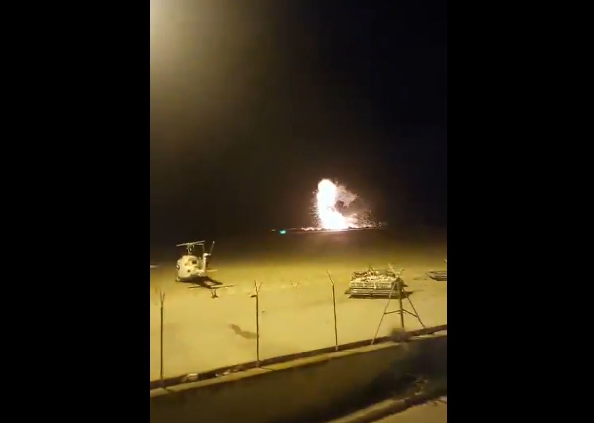 Video: Moment occupation aircraft launched raids in vicinity of Beirut International Airport 