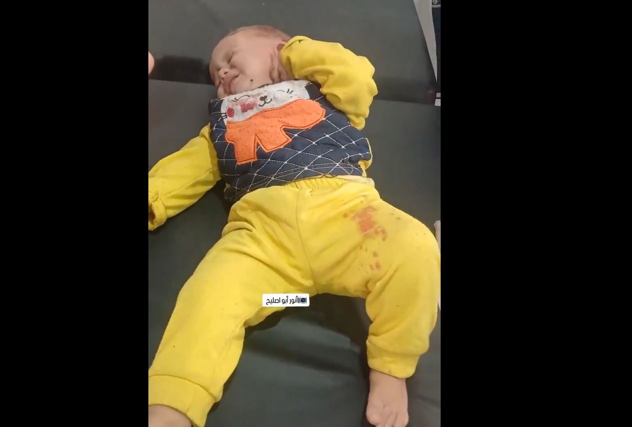 Video: A child injuried as Israeli occupation drones open fire on Palestinian homes in northwest of Al-Nuseirat 