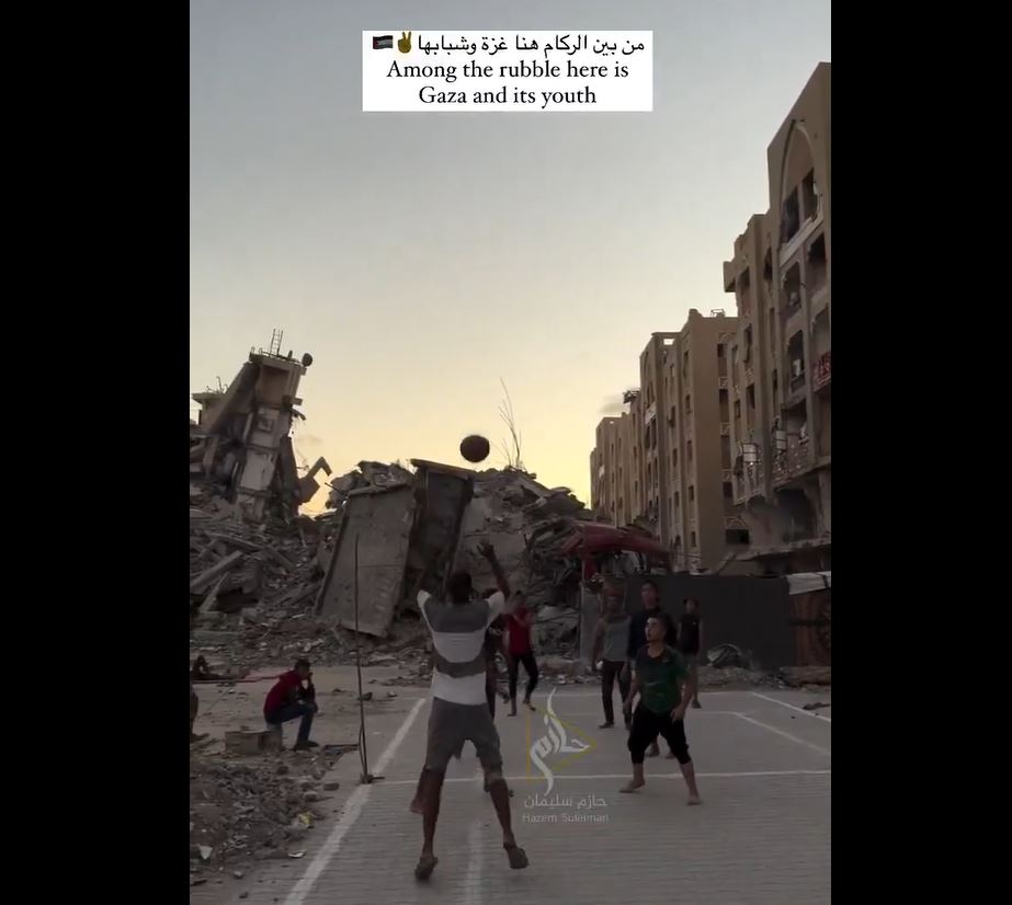 Video: Among the rubble here is Gaza and its youth