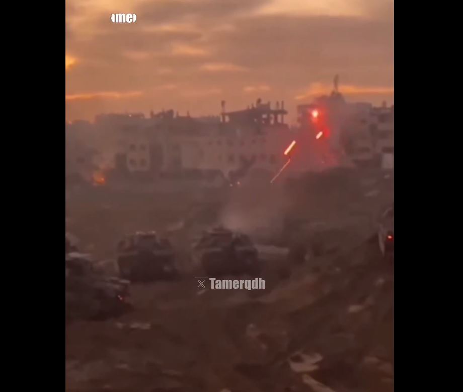 Video: Moment Israeli tanks opened fire civilian homes in Northern Gaza killing many families 
