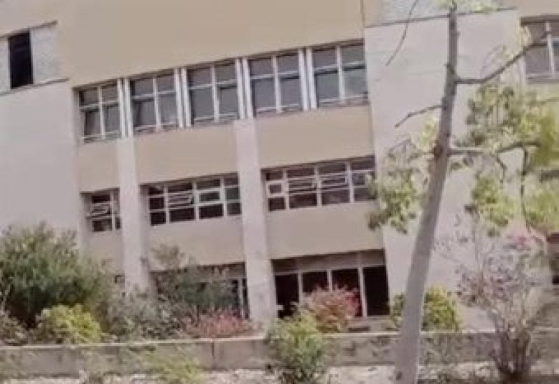 فیديو | أضرار كبيرة في مبنى الجامعة اللبنانية بمنطقة الحدث في الضاحية الجنوبية بسبب الغارات
