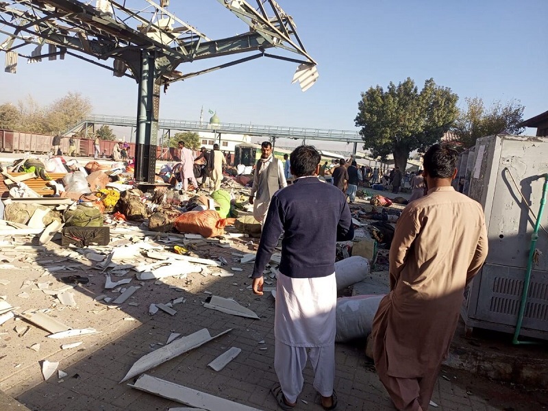 پاکستان: کوئٹہ ریلوے سٹیشن پر دھماکہ: 24 افراد ہلاک، 50 سے زیادہ زخمی