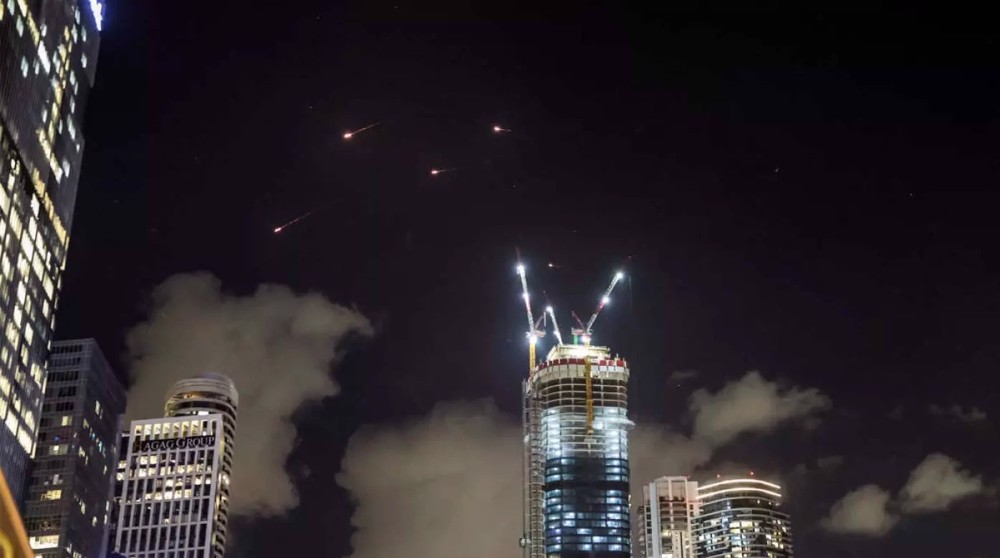 Iran launches barrage of missiles against Zionist entity