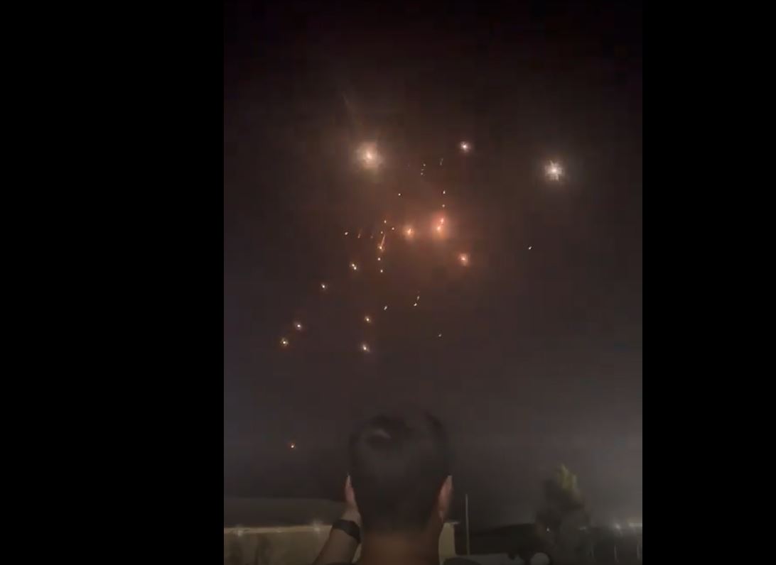 Video: Footage shows Iranian missiles striking Israeli settlements near Gaza