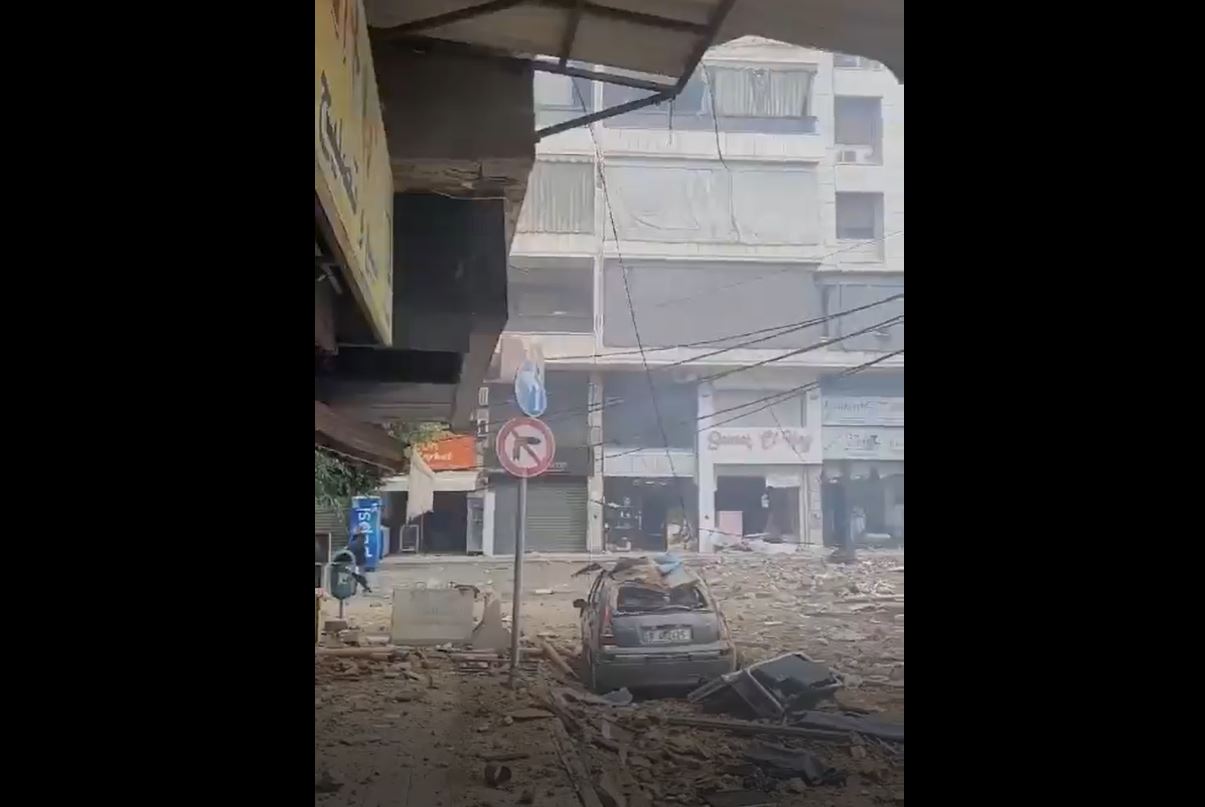 Video: Massive destruction reported following Israeli airstrike on Assirat TV building in Beirut, Lebanon
