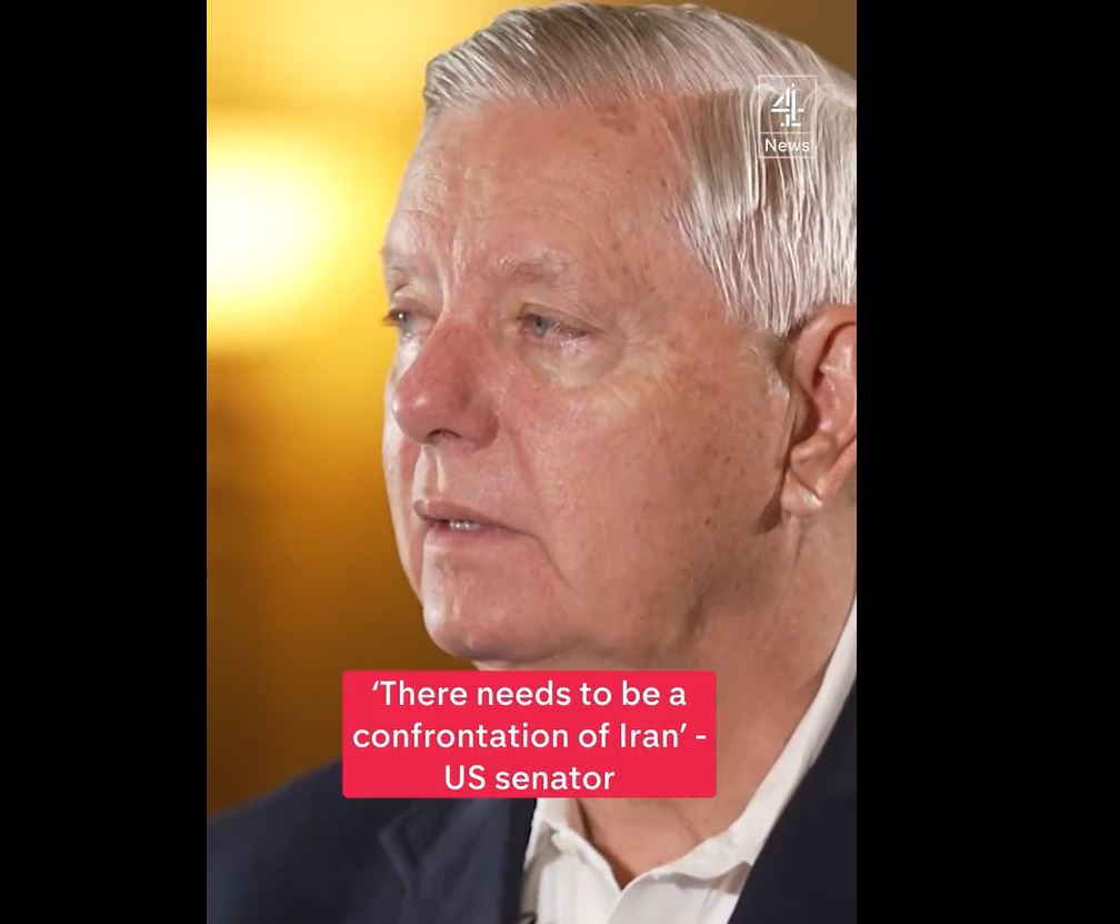 Video: U.S Senator Lindsey Graham says he is in support of a confrontation of Iran