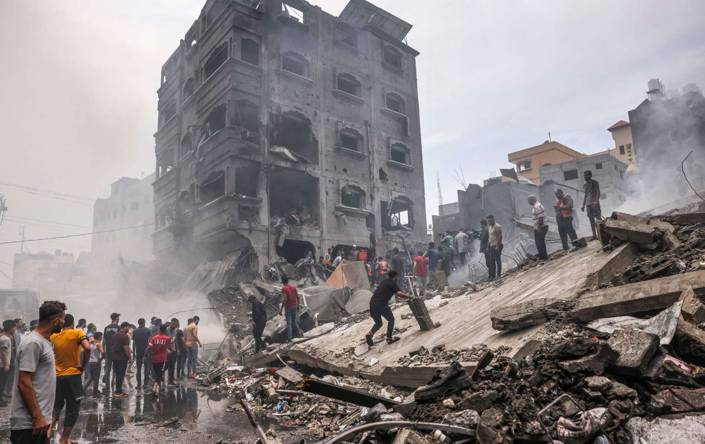 Displaced Palestinian describes conditions in Gaza Strip as 'unspeakable'