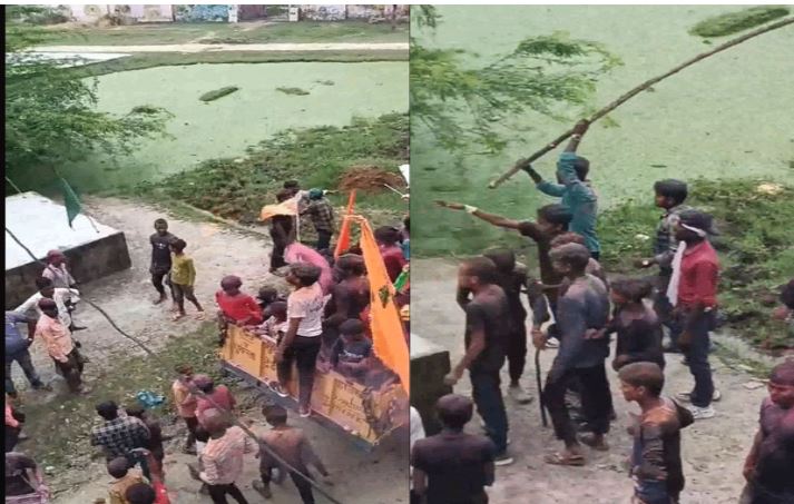 कौशांबी, मुसलमानों के घरों पर हमला, जमकर तोड़फोड़ 