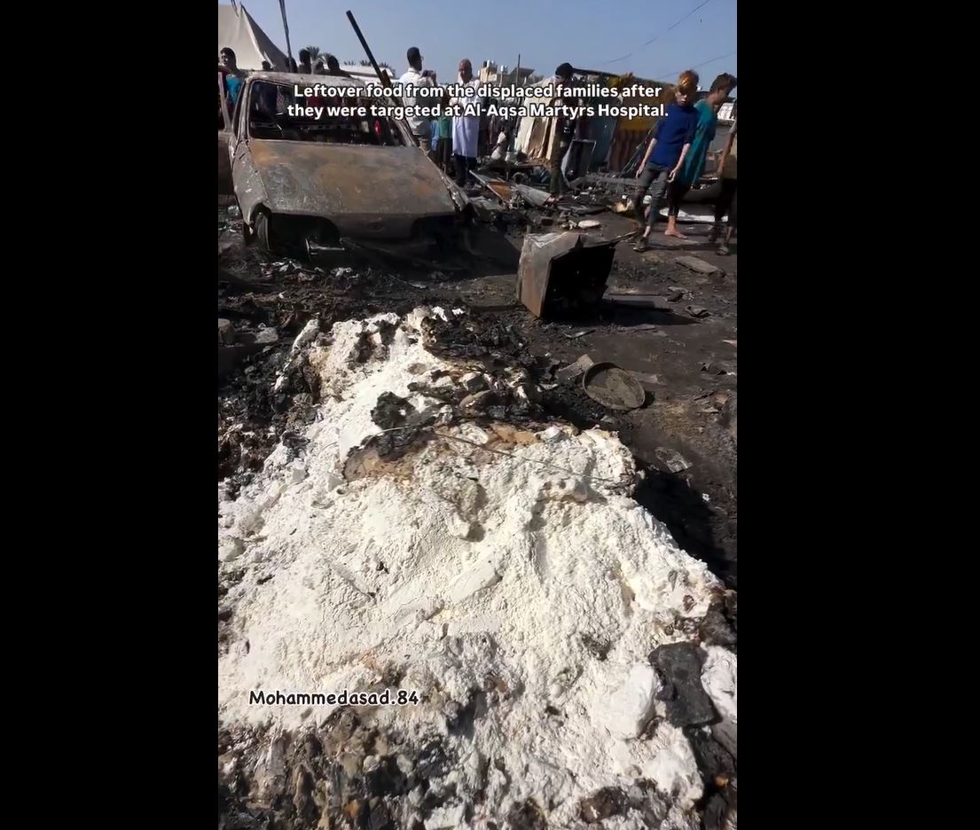 Video: Last night Israeli army committed a horrific massacre against Palestinians in Deir el-Balah, Gaza