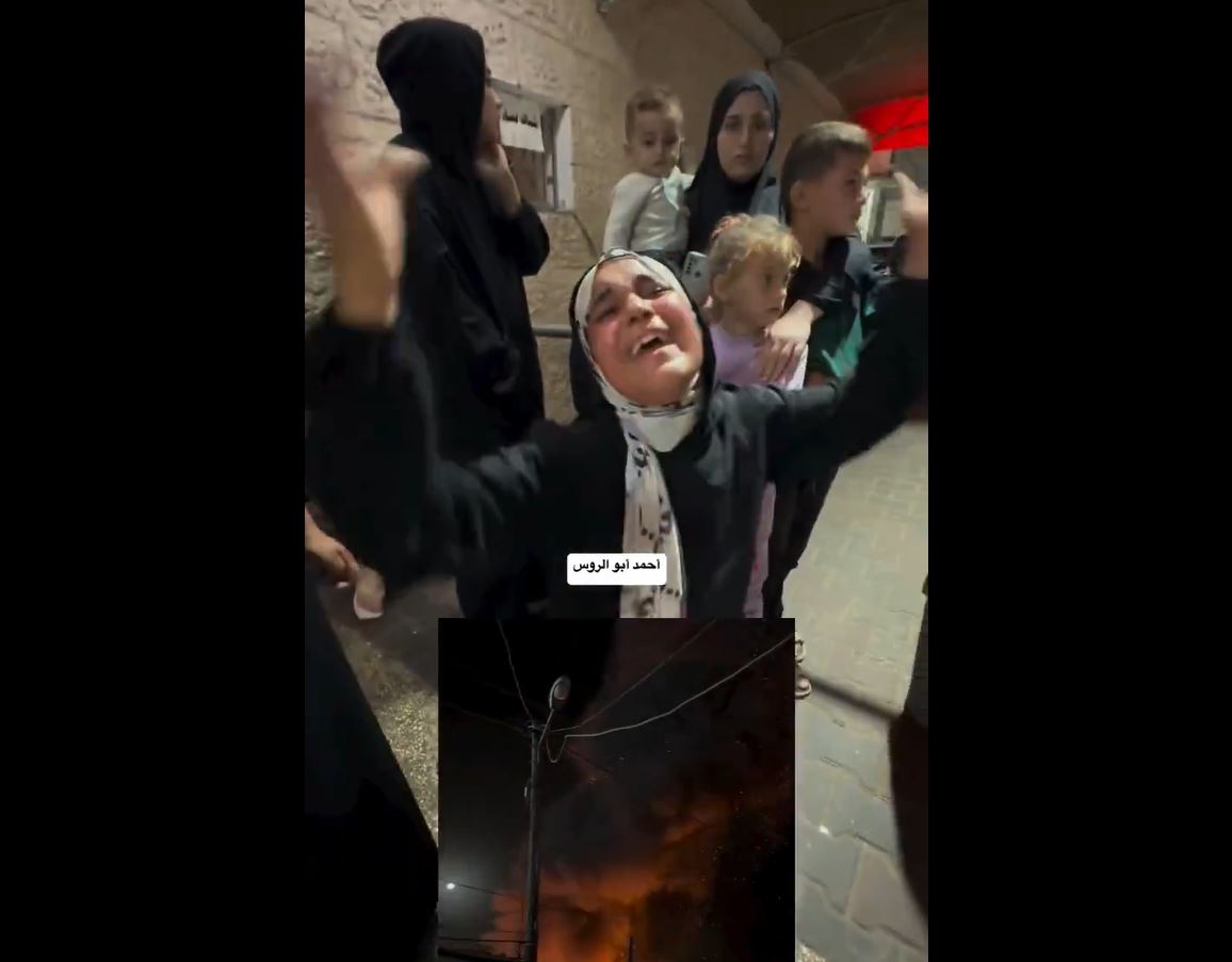 Videos: Palestinian girl shocked over horrific Israeli massacre against displaced while in sleep in Deir Al-Balah