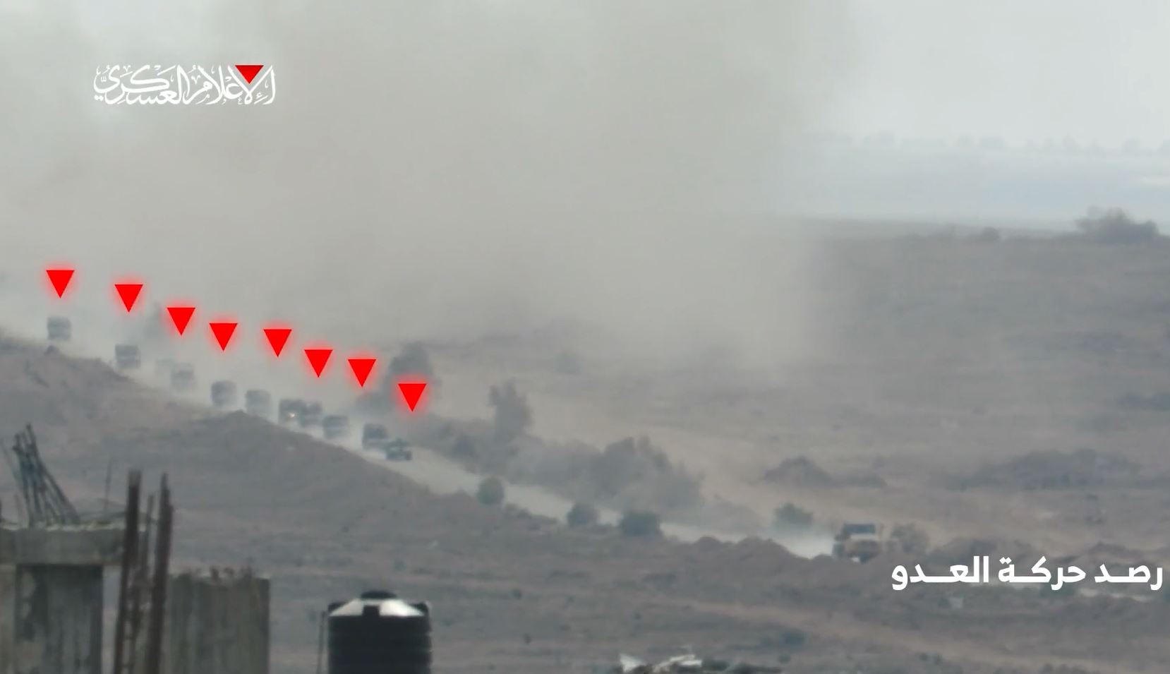 Al-Qassam released video on a well-planned ambush against a group of Israeli infantry in Jabalia, north Gaza