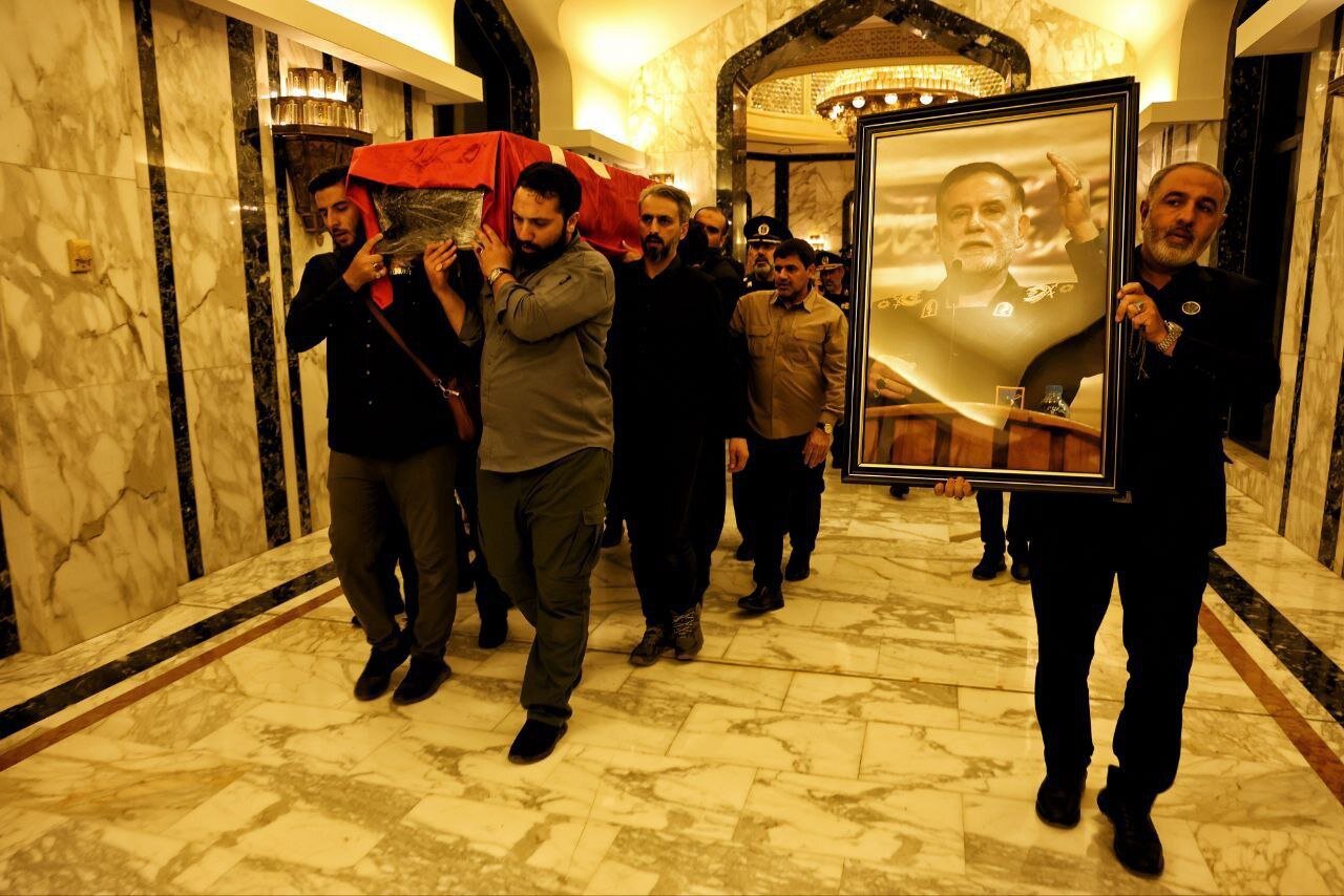 Body of Martyr Gen. Nilforoushan arrives in Iran