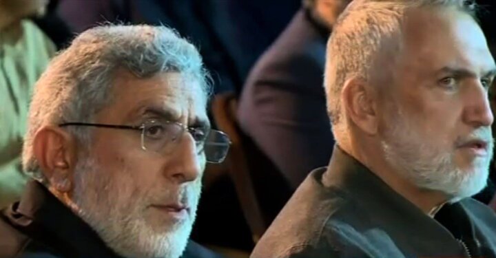 General Ghaani attends ceremony held in Tehran for Martyr Nilforoushan (+Video)