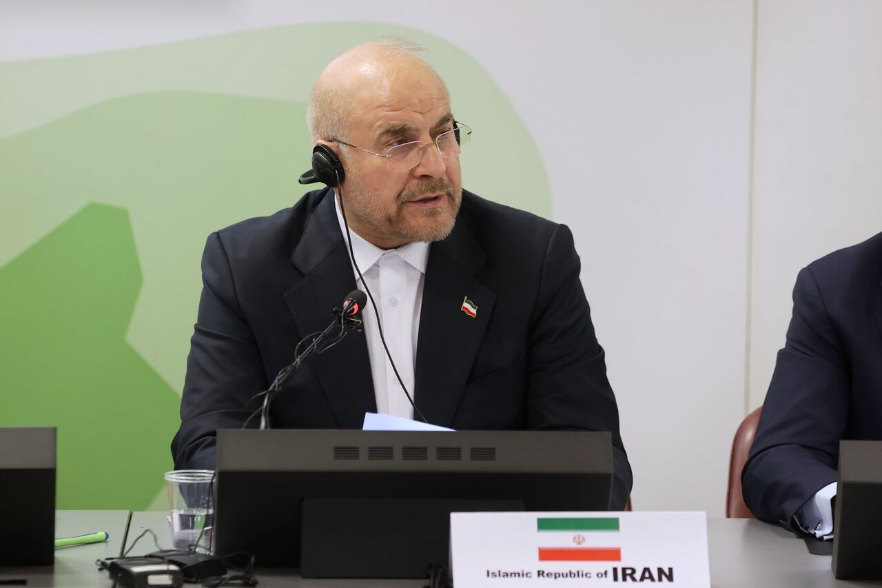 Iranian parliament speaker hails Lebanon for strong resistance against Israel