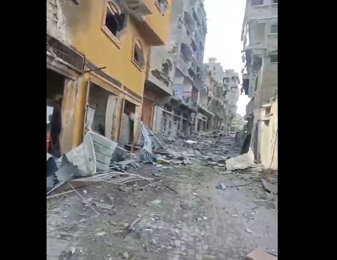 Footage documents extensive destruction by relentless Israeli bombardment in Jabalia, northern Gaza