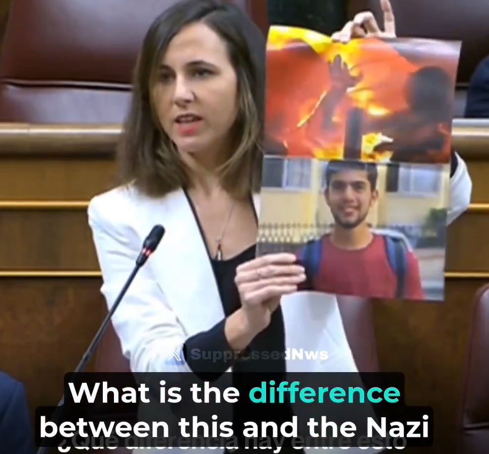 Video: Spain politician to PM: “what is diff btwn what Israel does and Nazi gas chambers?”