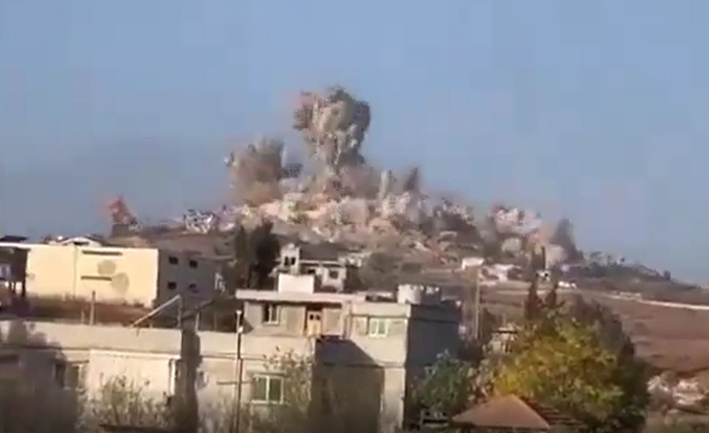 Breaking Video: Israeli occupation completely demolished village of Mhaibib in Lebanon, includes shrine of Prophet Benjamin 