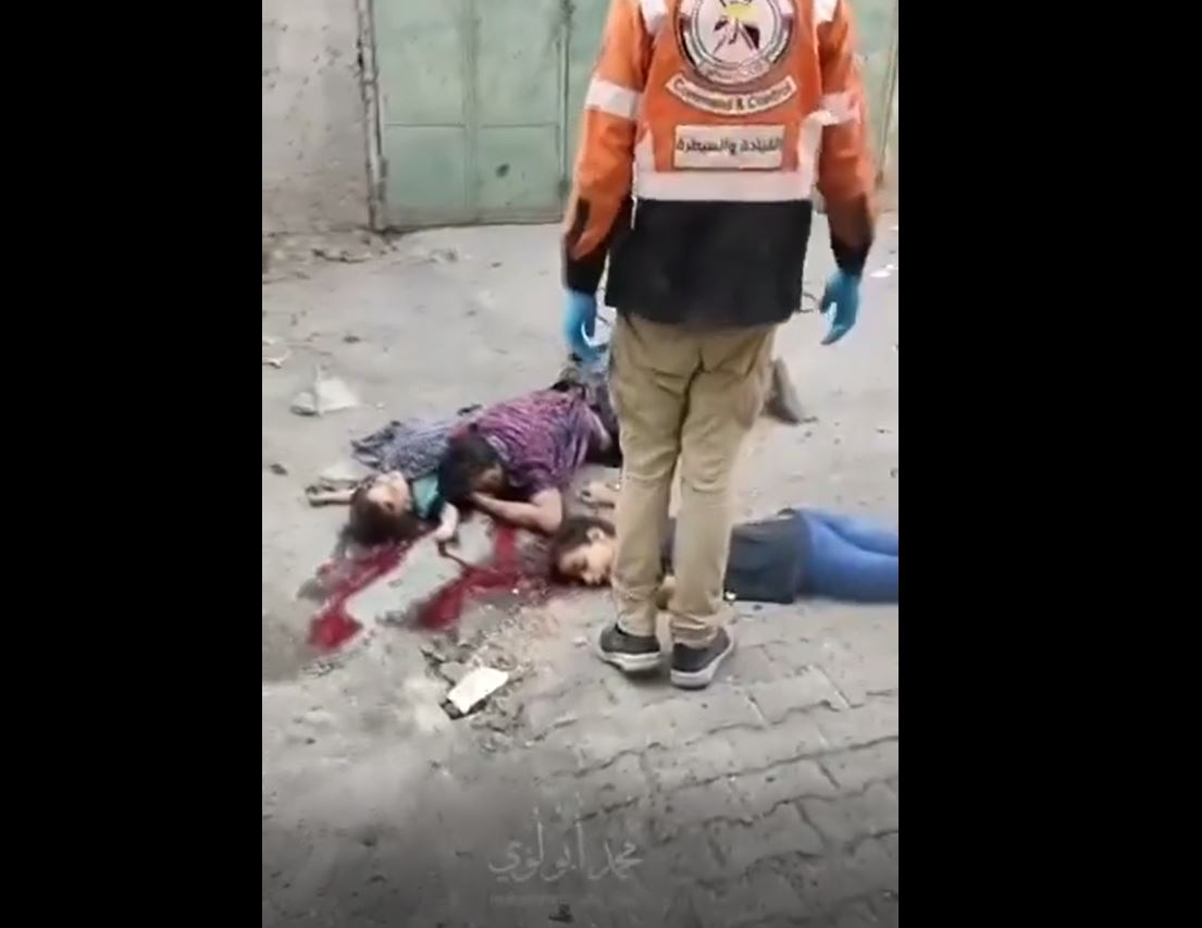 GRAPHIC VIDEO: New Israeli massacre in North of Gaza, everywhere corpses of martyrs...
