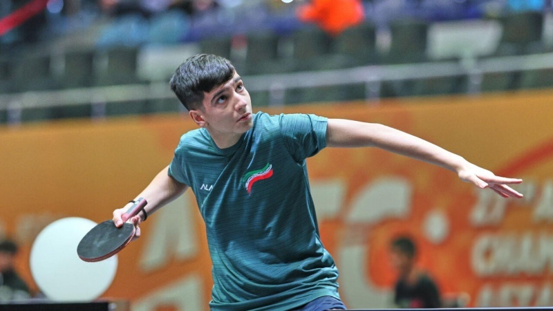  14 yaşındaki İranlı masa tenisi dehası, BAE "Contender" turnuvasının ikincisi oldu