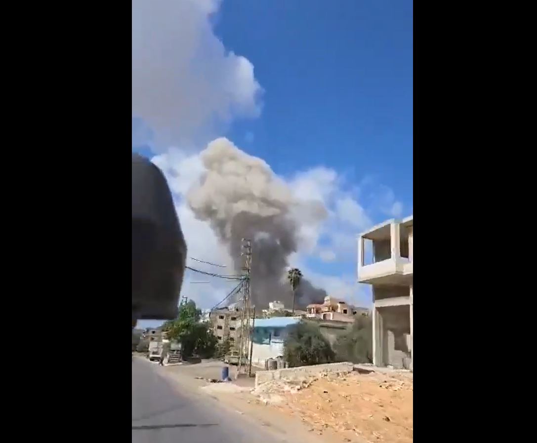 Video: Israeli airstrikes have just targeted Sefri area in Baalbek, Lebanon