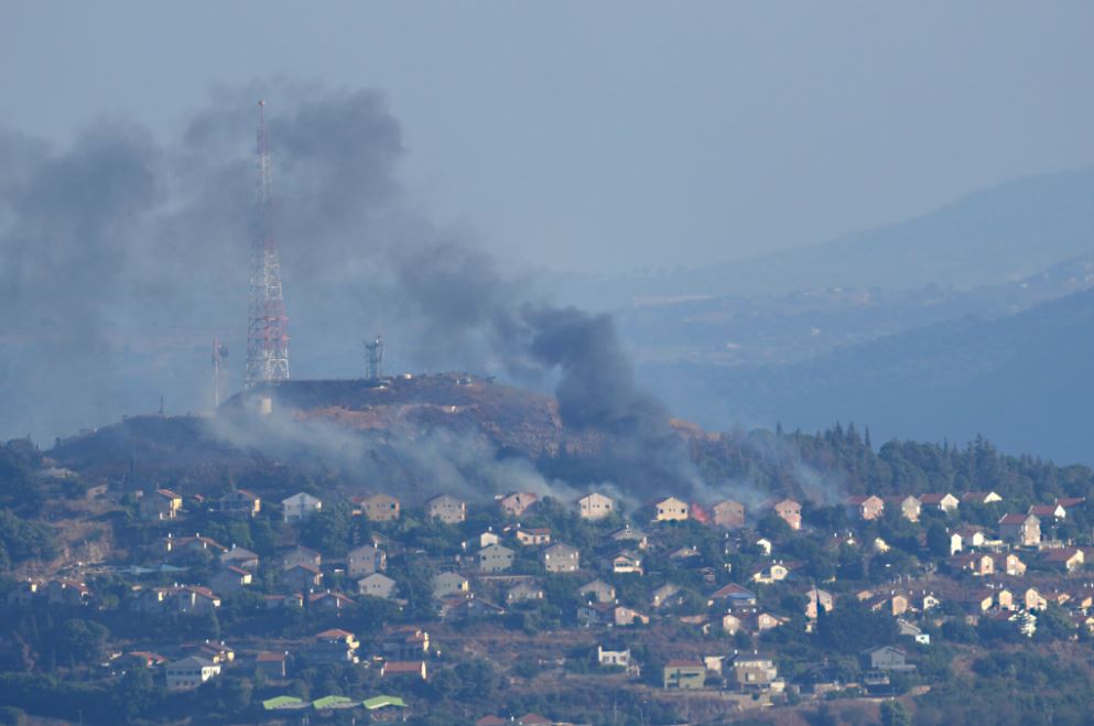 Lebanese Hezbollah pound northern Israel with 100 rockets