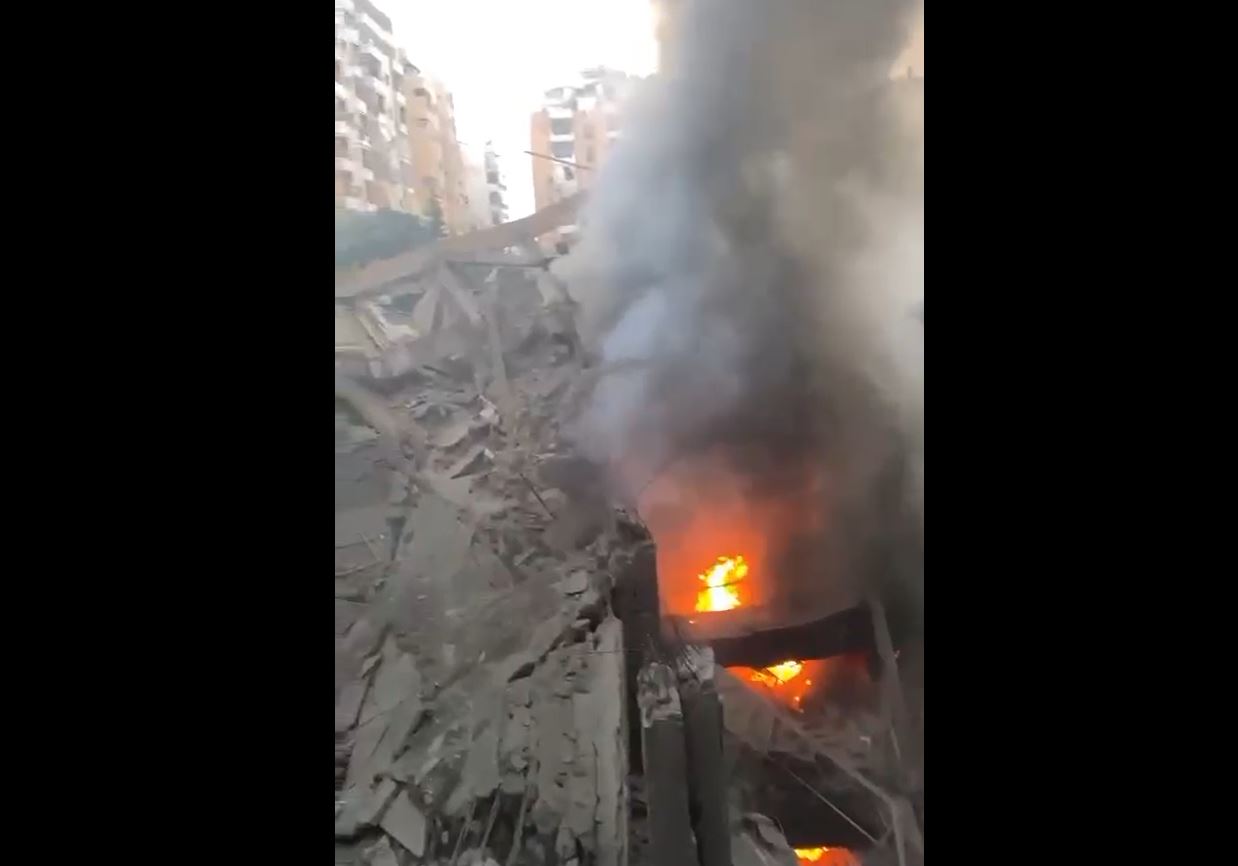 Video: Massive destruction caused by Israeli occupation bombing in southern suburbs of Beirut, Lebanon