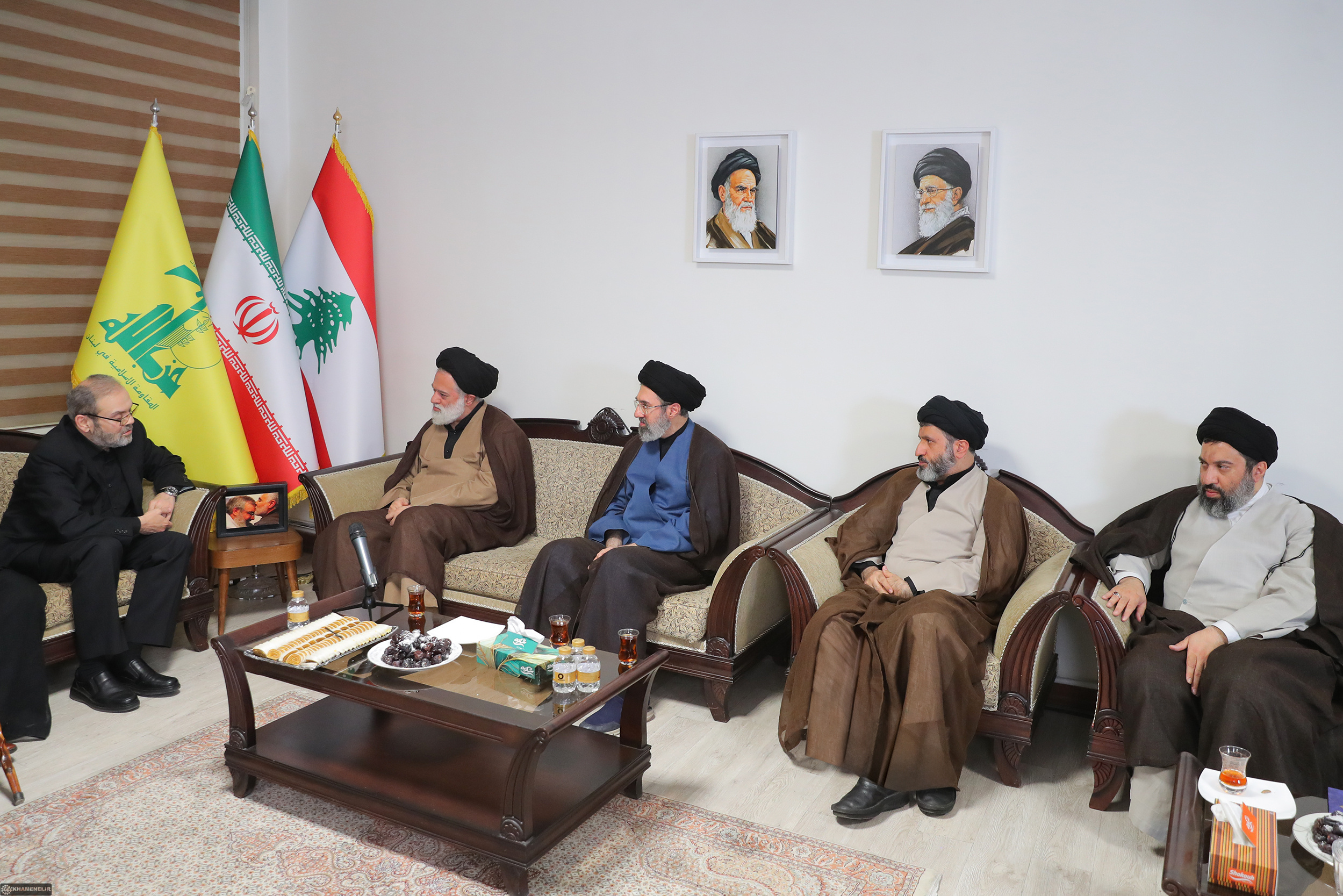 Photos: Imam Khamenei's sons attend Lebanese Hezbollah office in Tehran over martyrdom of Sayyed Nasrallah