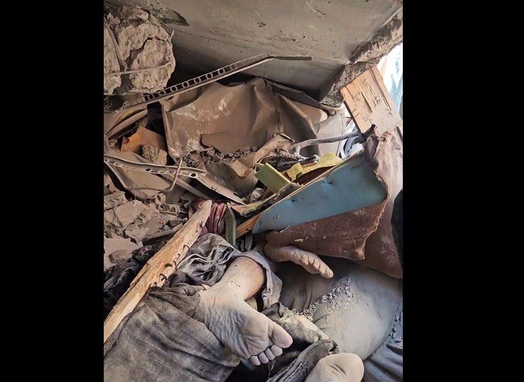 Sensitive Video: Israeli Massacre in Beit Lahia, northern Gaza hours ago...