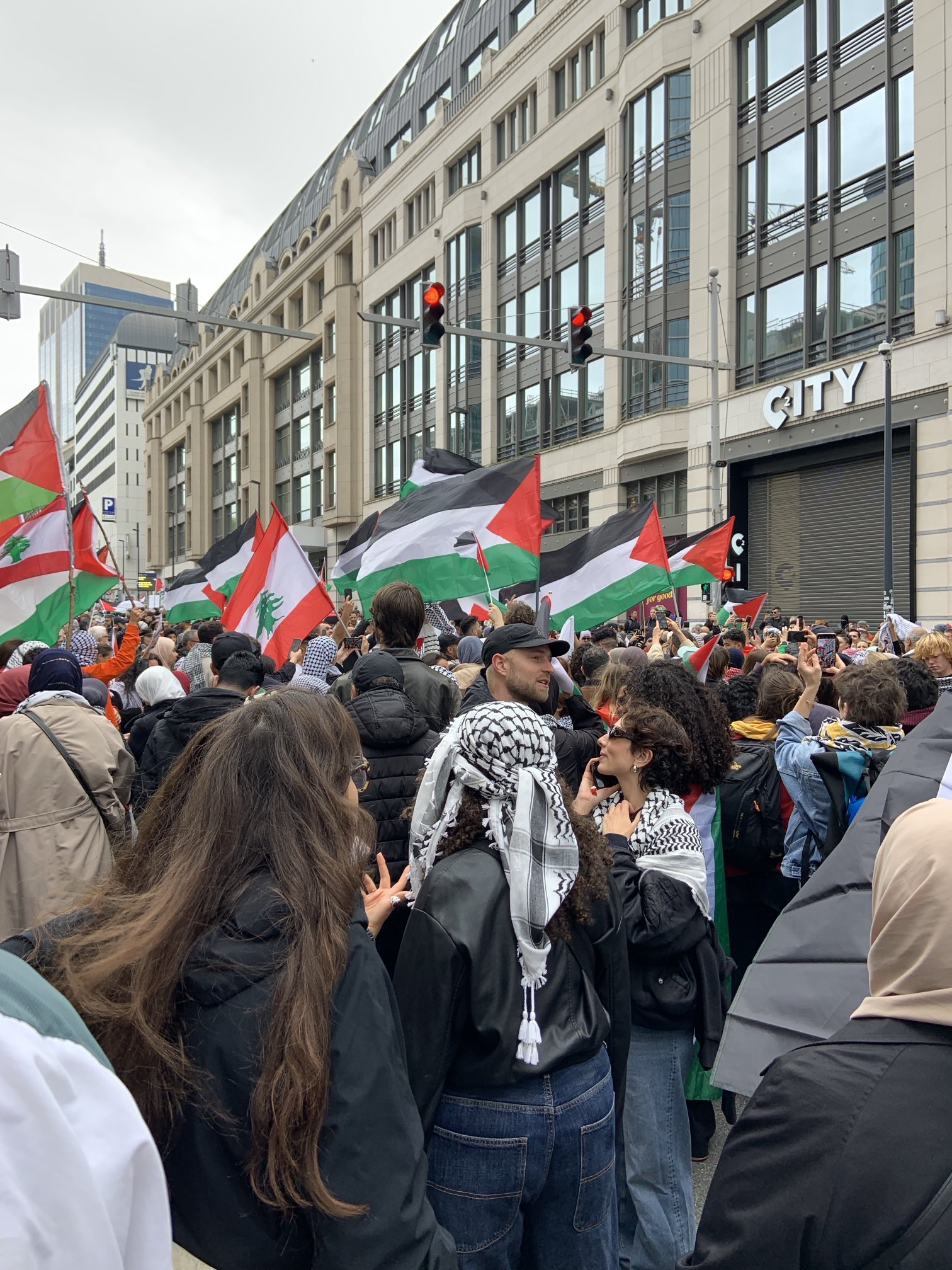 Video: Thousands protest in Brussels, Belgium, advocating for Palestine and Lebanon, demanding end to Israeli genocide
