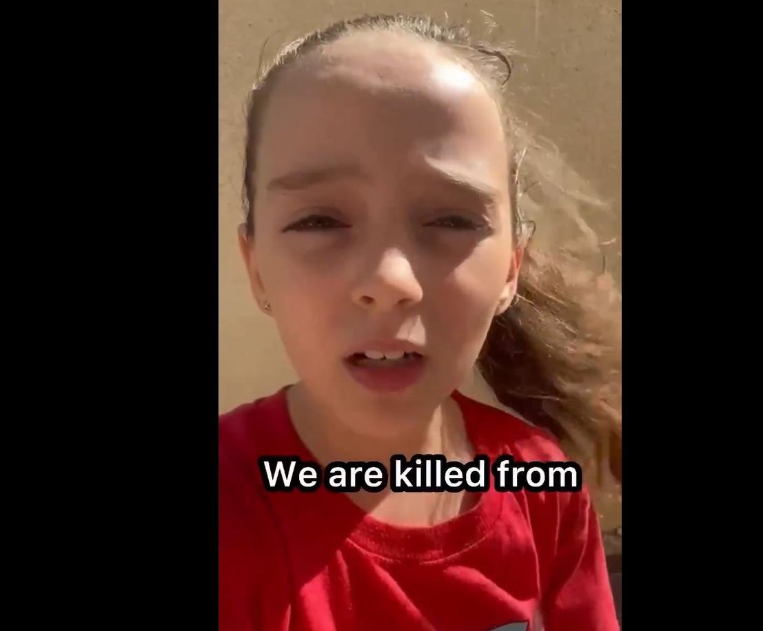 Video: A Palestinian girl message to world regarding severe situation in Gaza, specifically in Jabalia