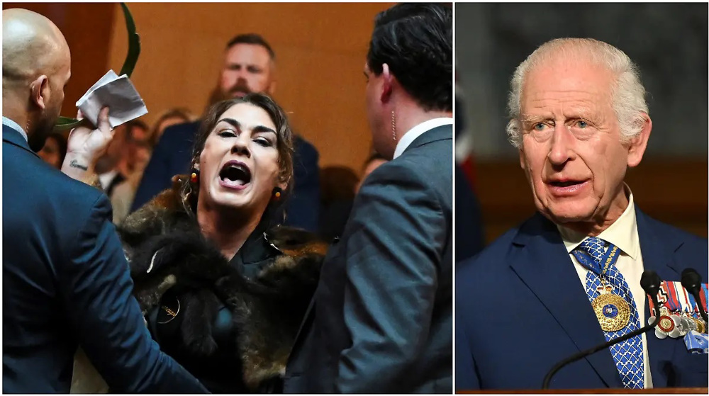 Indigenous Australian Senator heckles King Charles 'You're genocides'