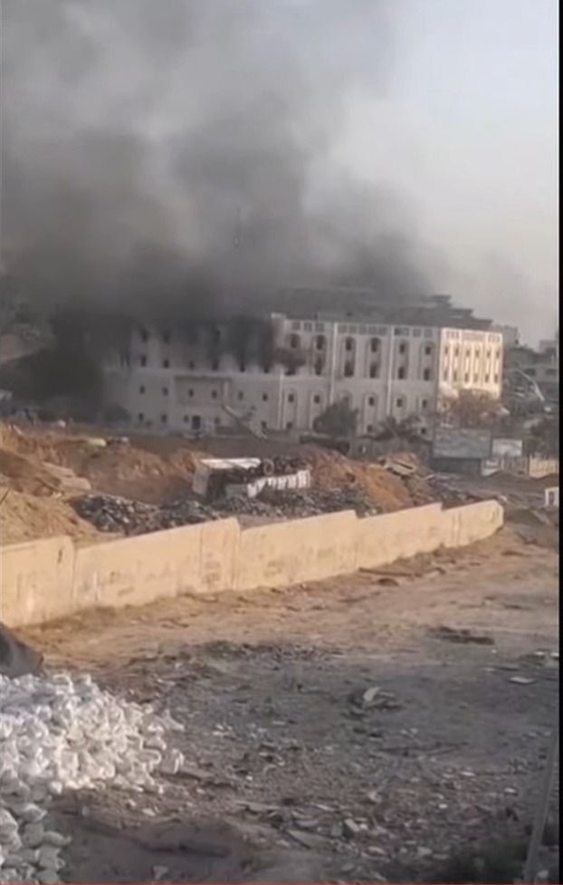 Video: Israeli forces burned down Indonesian hospital in northern Gaza