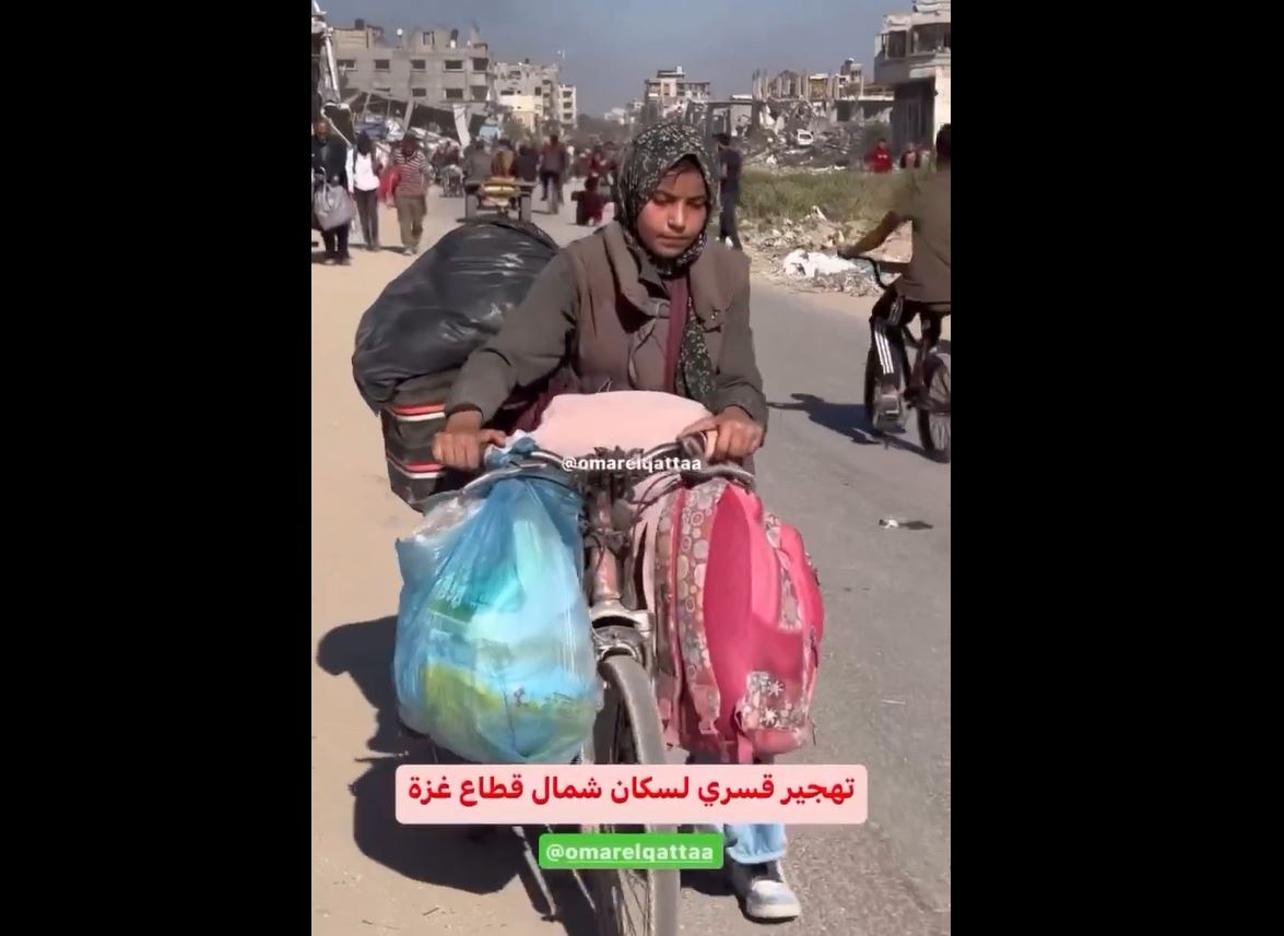 Video: Israeli occupation forces forcibly displacing Palestinians from North Gaza like 1948’s Nakba 