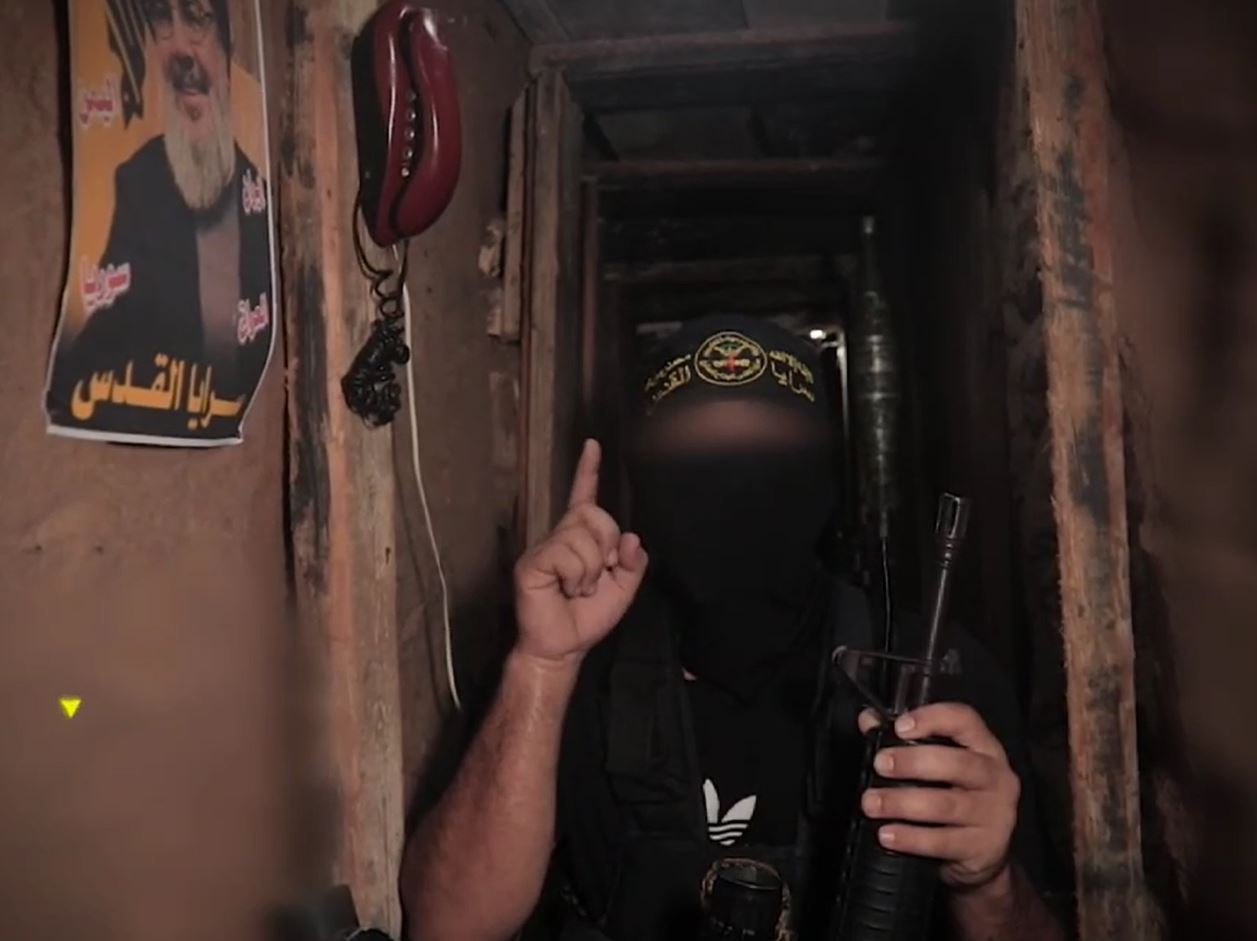 Video: A message from Al-Quds Brigades from inside tunnels to fighters of Resistance Axis and Hezbollah