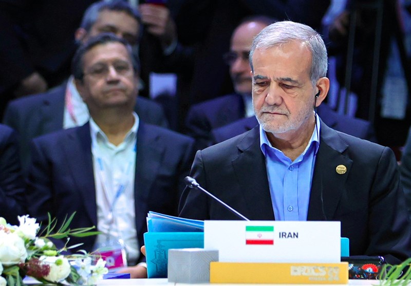 Pezeşkiyan BRICS Zirvesinde: Filistin'de derhal ateşkes talep ediyoruz 