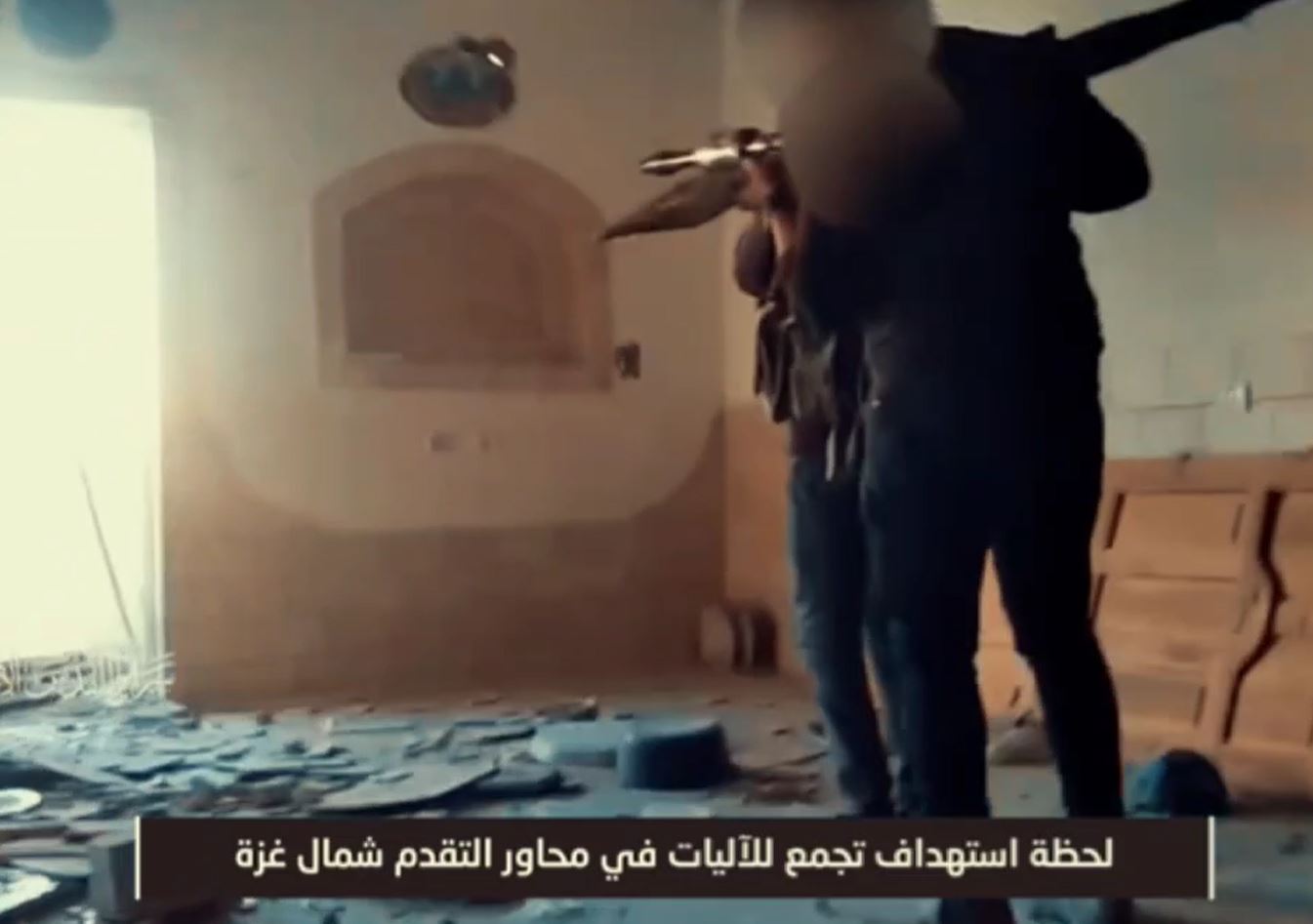 Video: Saraya Al-Quds fighters targeting a gathering of vehicles and sniping a Zionist soldier in northern Gaza 