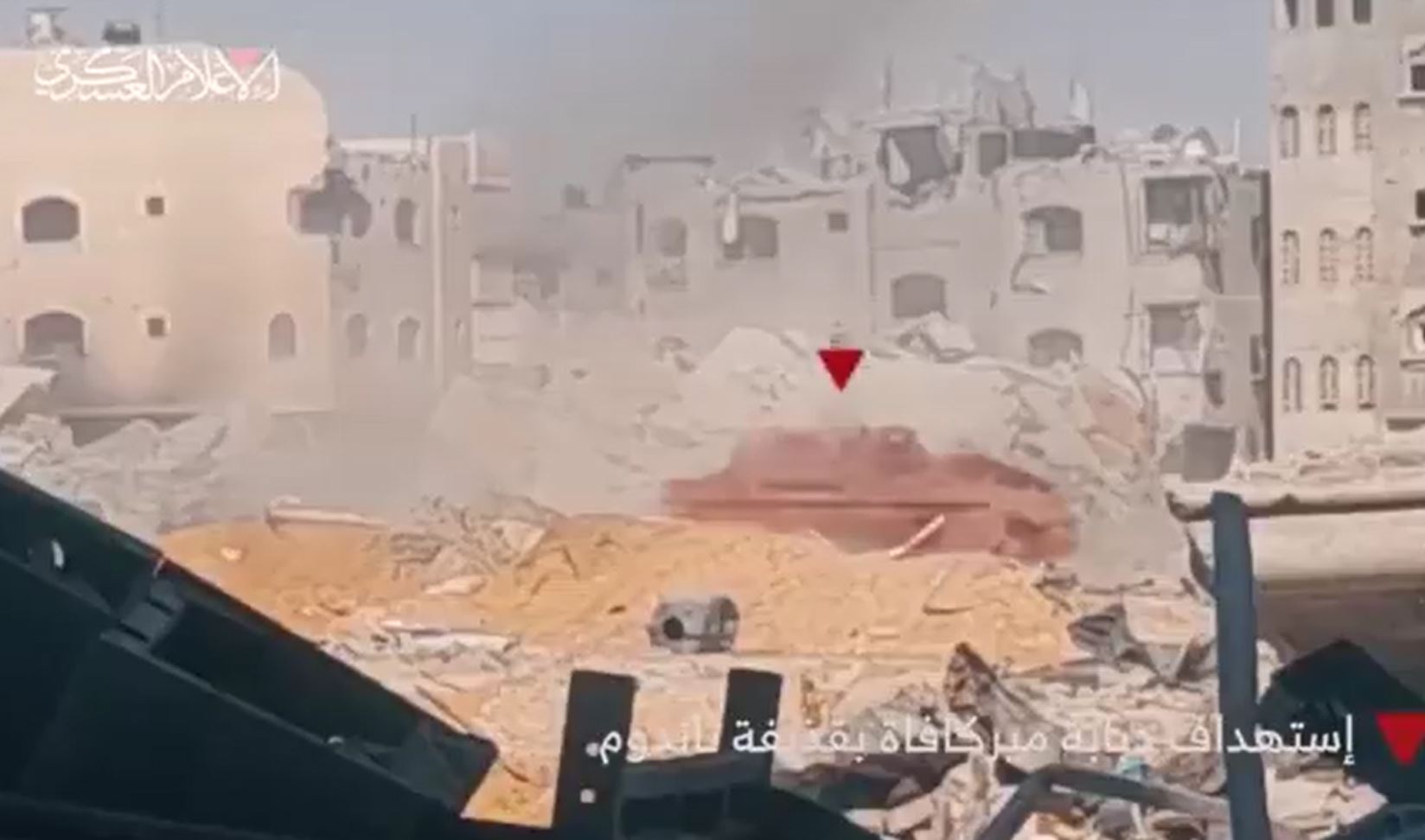 Video / Al-Qassam: A Zionist engineering force ambushed in west of Jabalia, northern Gaza 