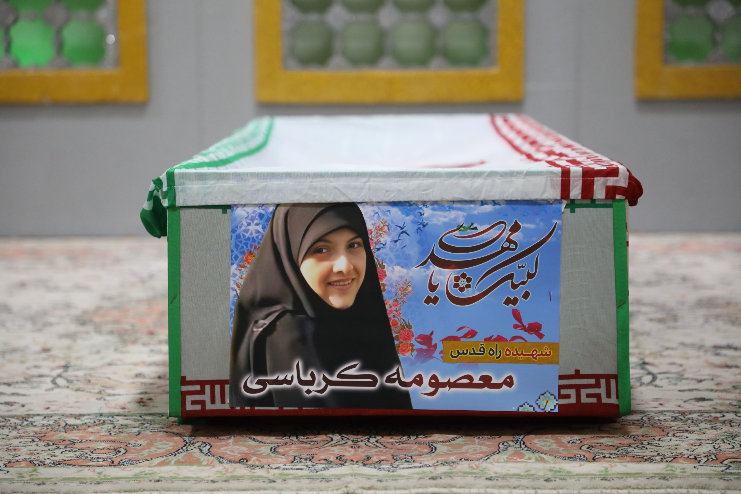 ویدیو | وداع با پیکر بانوی شهیده راه قدس «معصومه کرباسی» در معراج شهدای تهران