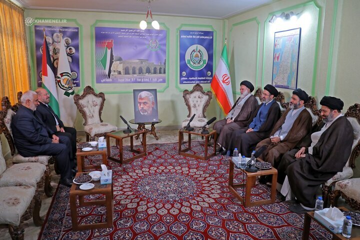 Supreme Leader’s sons visit Hamas Office in Tehran